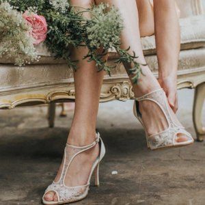 Bella Belle T-Strap High Heel Wedding Shoes